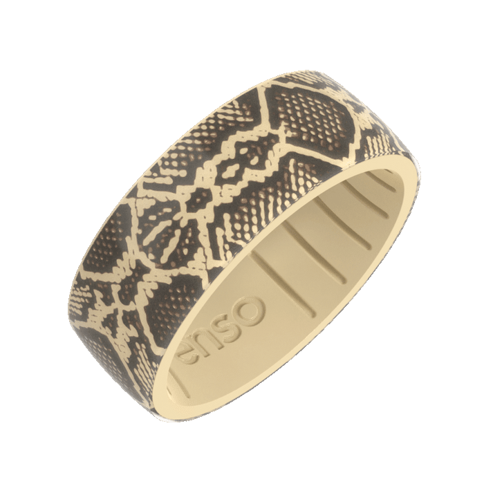 Animal Prints Silicone Ring - Snake Scales