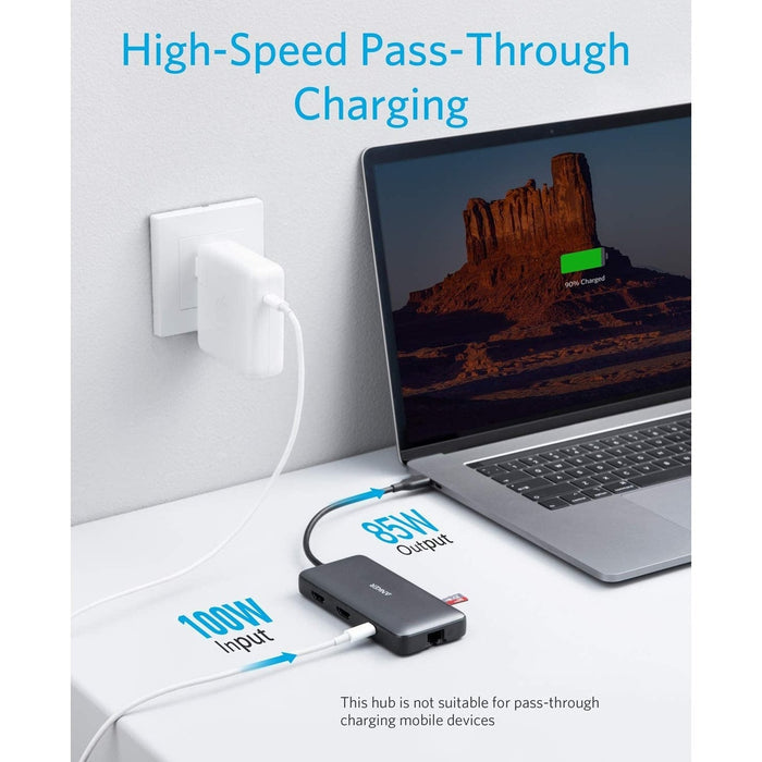 Anker PowerExpand 8-in-1 USB-C PD Media Hub | A83800A1 Anker Euronics Ireland