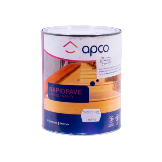 Apco RapidPave Enamel Cherry Red 1L