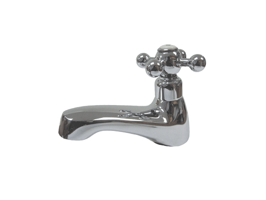 Aquarius Polished Chrome Basin Tap. Ideal for Bathroom, Corner Sinks, Powder Room, etc - 24P12 MEGA