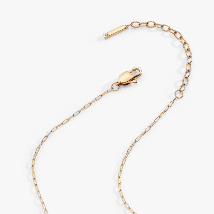 Aquarius Zodiac Charm Cluster Necklace