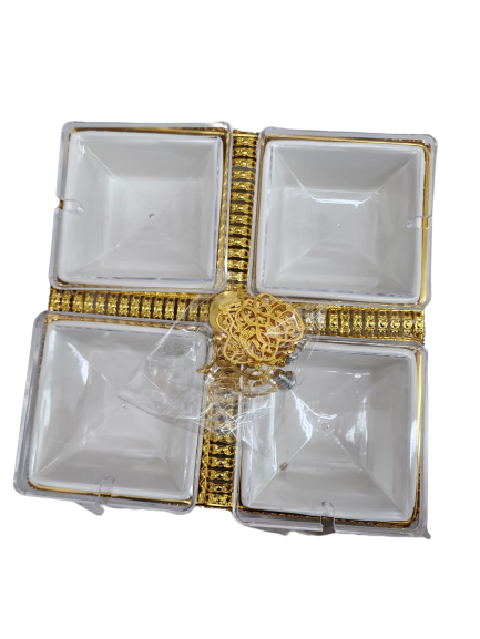 Arabic Fruit and Dessert Compartment Tray