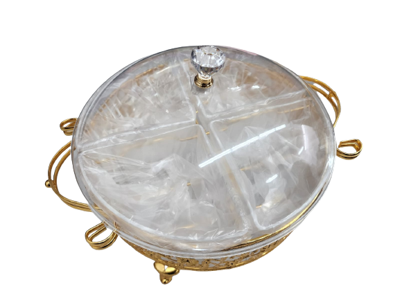 Arabic Fruit and Dessert Compartment Tray