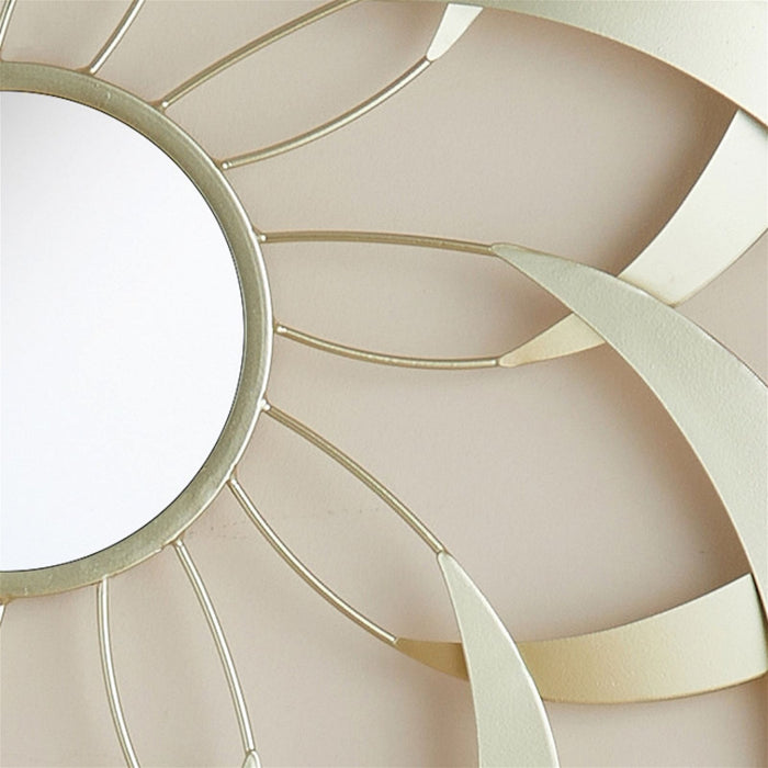 ARI Mirror 700mm Stylized Leaf Design Gold by Criterion -Home Living Store - -
