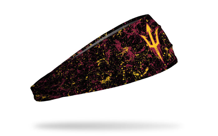 Arizona State University: Splatter Black Big Bang Lite Headband - View 2
