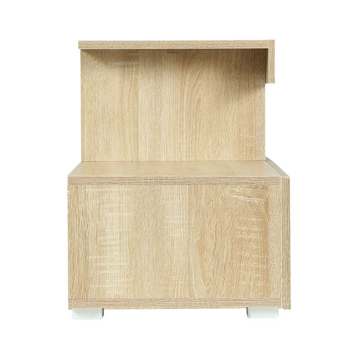 Artiss Entertainment Unit TV Cabinet LED 215cm Pine Caya -Home Living Store - -