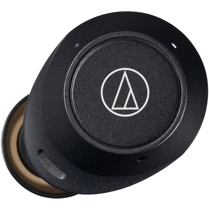 Audio Technica ATH-CKS30TW+ Noise Cancelling Wireless Earbuds Black Black