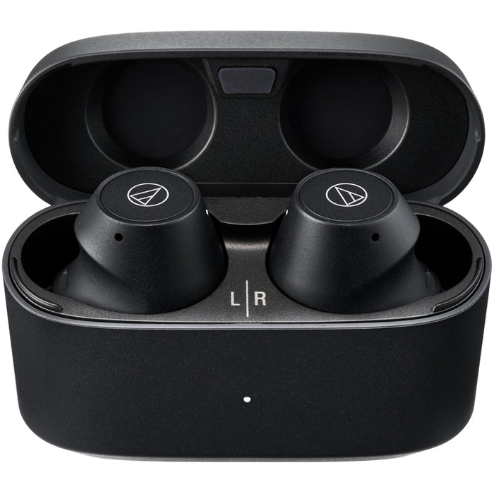 Audio Technica ATH-CKS30TW+ Noise Cancelling Wireless Earbuds Black Black