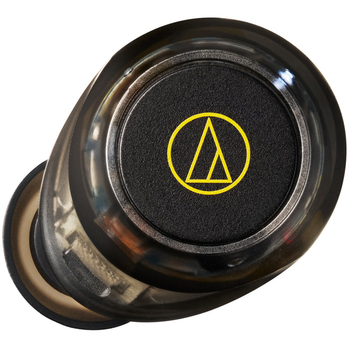 Audio Technica ATH-CKS30TW+ Noise Cancelling Wireless Earbuds Translucent Black Translucent Black