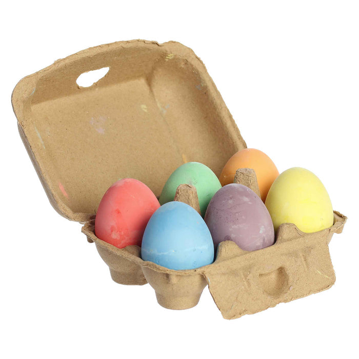 Aurora Toys Egg Chalk - 2.25", 6 Pack