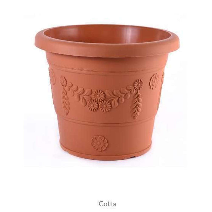 Baba Grand Roman Planter Pot Cotta 480 x 407mm