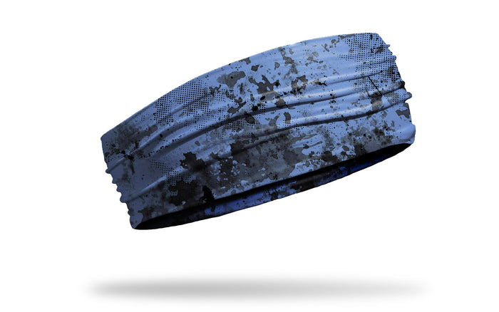 Baby Blue Grunge Big Bang Headband - View 2