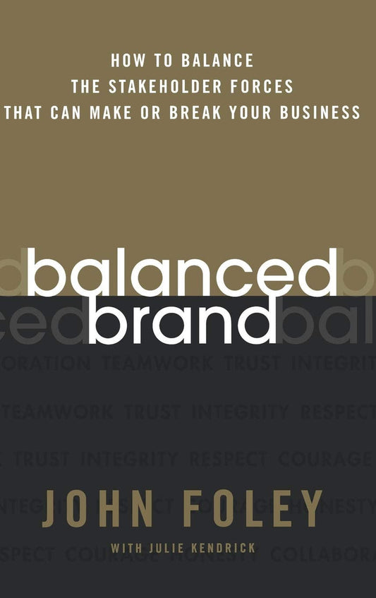 Balanced Brand: How To Balance The Stakeholder Forces That Can Make Or Break Your Business Hardcover