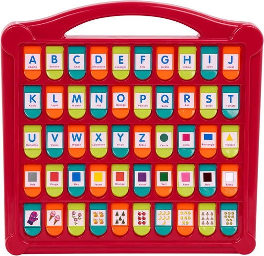 Battat Hide And Seek Cache Cache French Alphabet