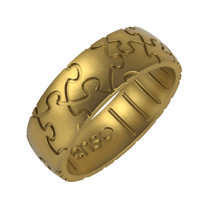 Beautifully Wired Ring - Antique Gold