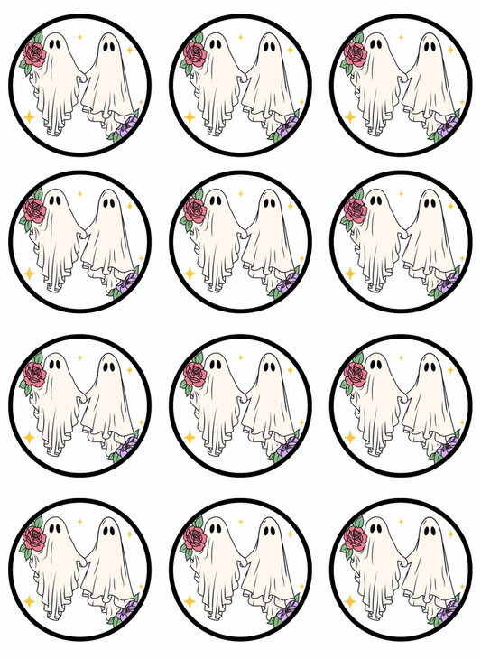 Bf & gf ghosts Edible Images