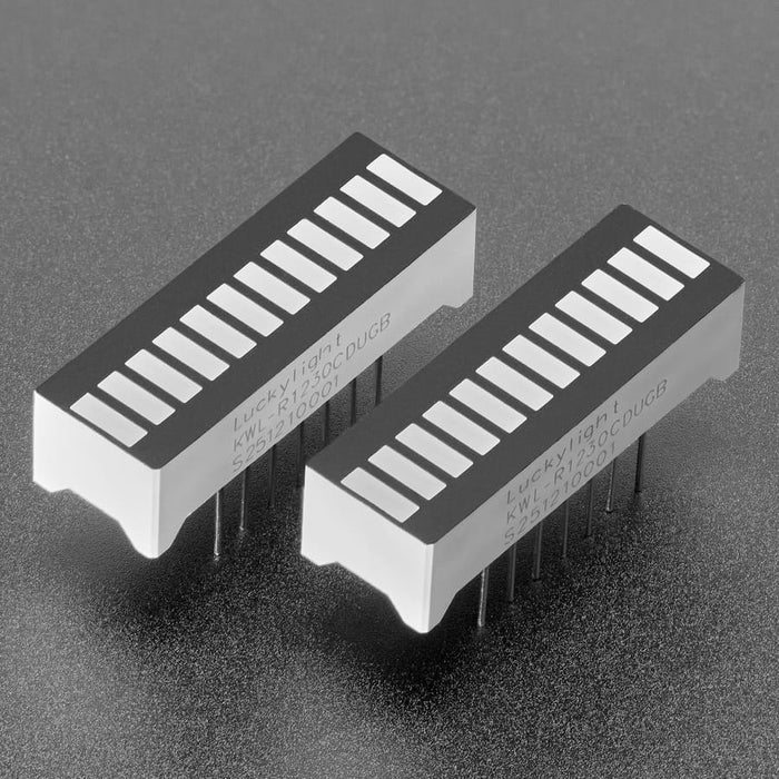 Bi-Colour (Red/Green) 12-LED Bargraph - Pack of 2 by Adafruit - The Pi Hut