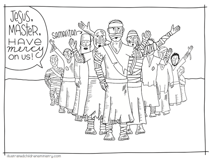 Bible Story Coloring Page Fall season