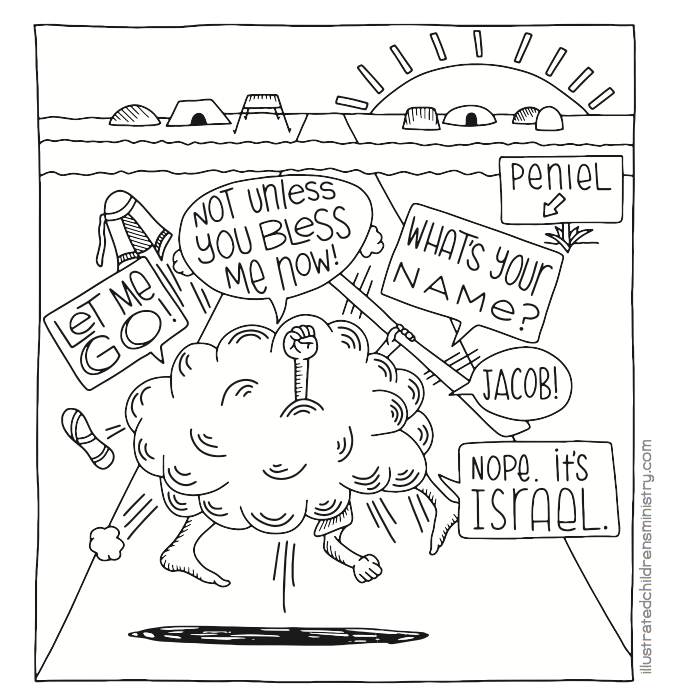 Bible Story Coloring Page Fall season