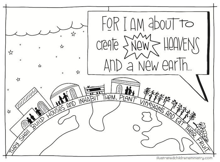 Bible Story Coloring Page Fall season