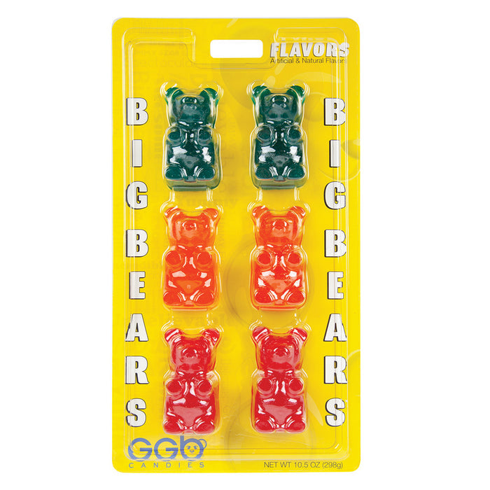 Big Bears Gummy 6 Pc 8.5oz - 12ct