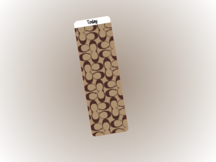 Binder Bookmark | A5 Rings | Brown Coach
