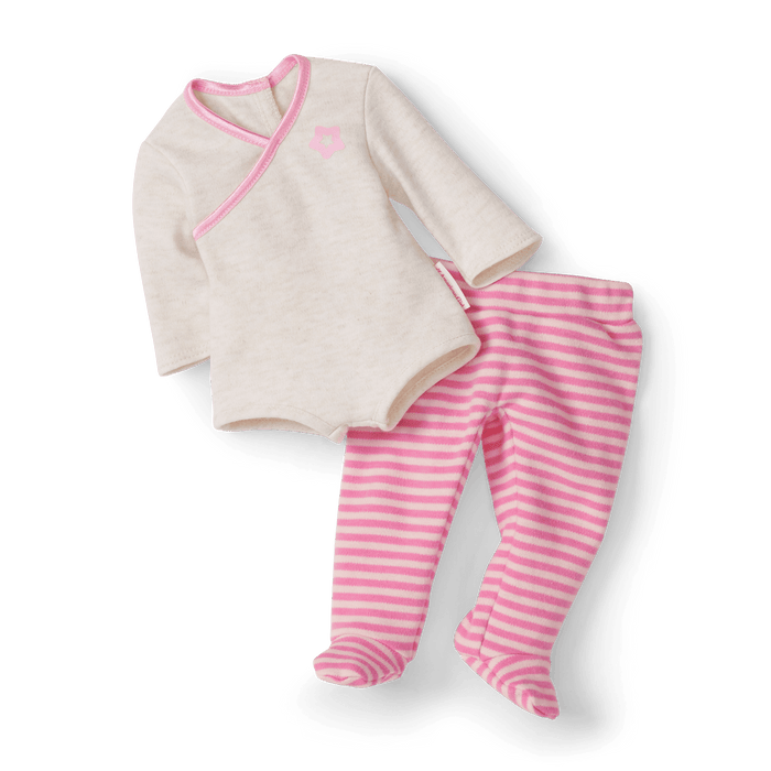 Bitty Baby® Doll #2 with brown hair in Pretty Pink