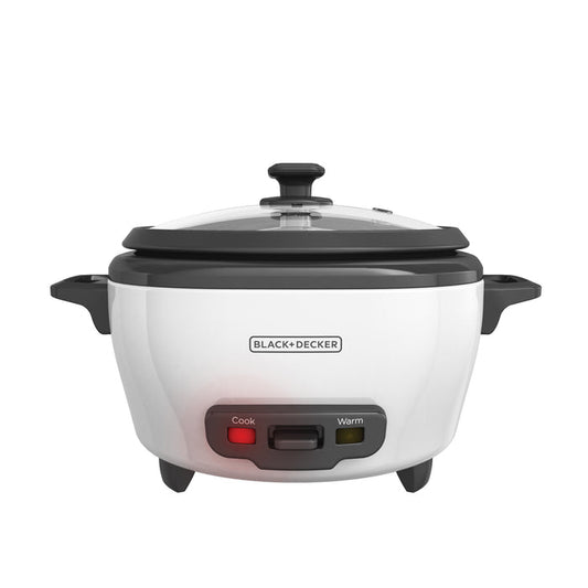 BLACK + DECKER 6-Cup Rice Cooker - Factory Certified with Full Warranty - RC506C