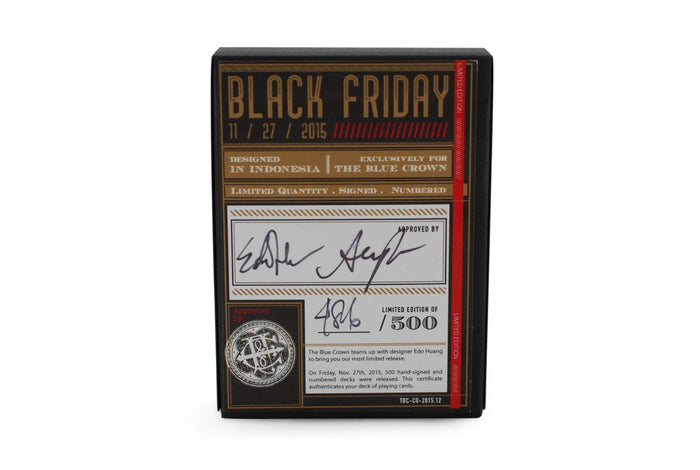 Black Friday Playing Cards by The Blue Crown