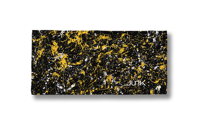 Black Gold White Splatter Big Bang Lite Headband - View 3