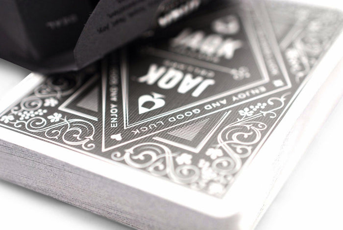 Black JAQK Playing Cards by Theory11