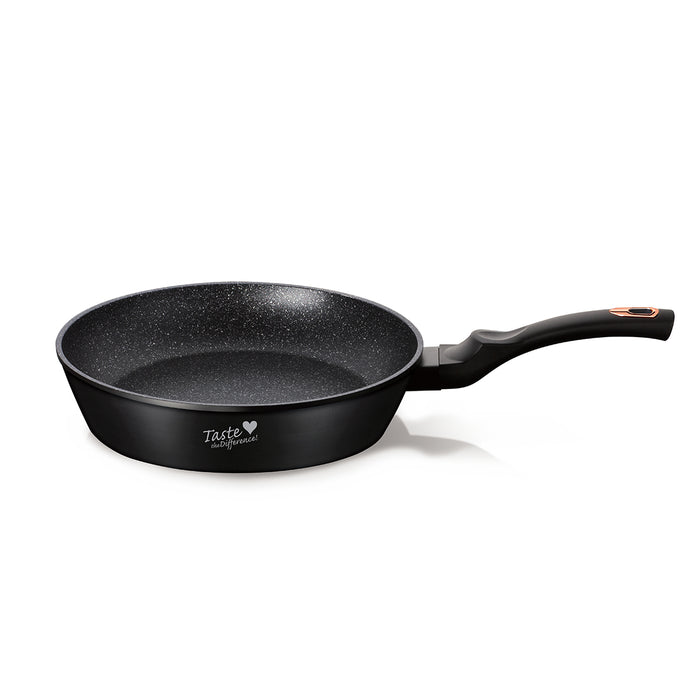 Black Rose Deep Frypan with Lid - Taste The Difference