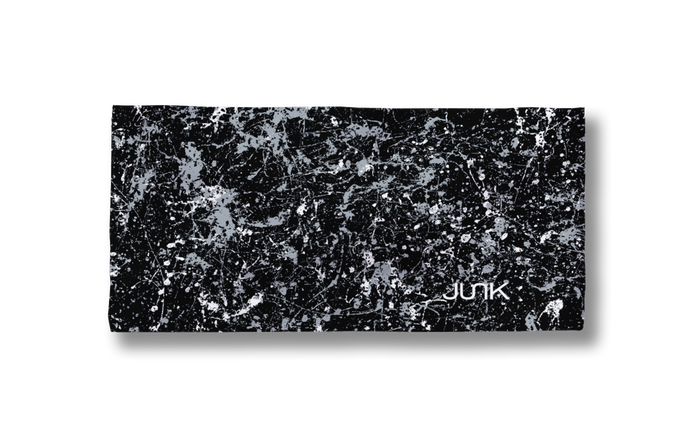 Black Silver Splatter Big Bang Lite Headband - View 3