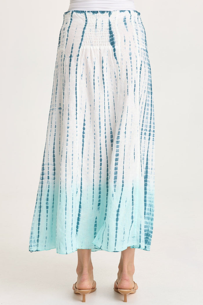 XCVI Blake Linen Smocked Skirt/Dress