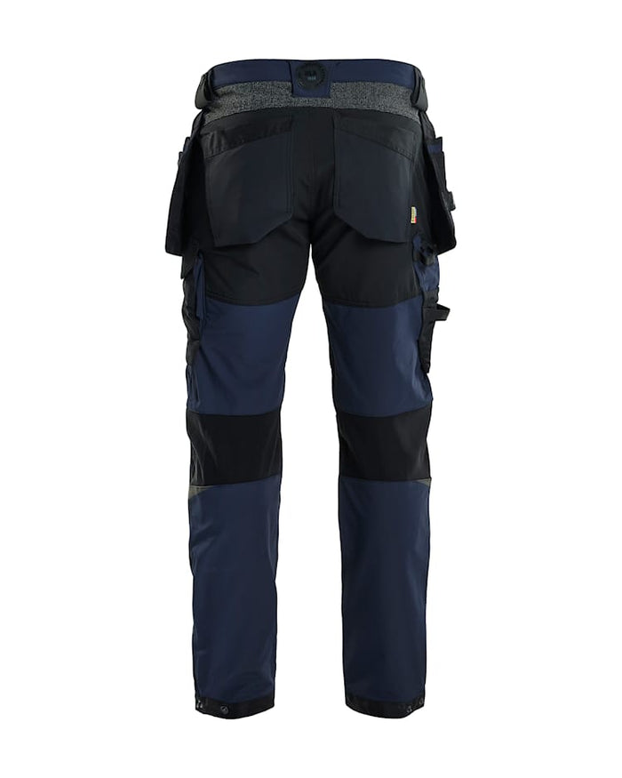 Blaklader Craftsman 4-Way Stretch Trousers - Dark Navy/Black