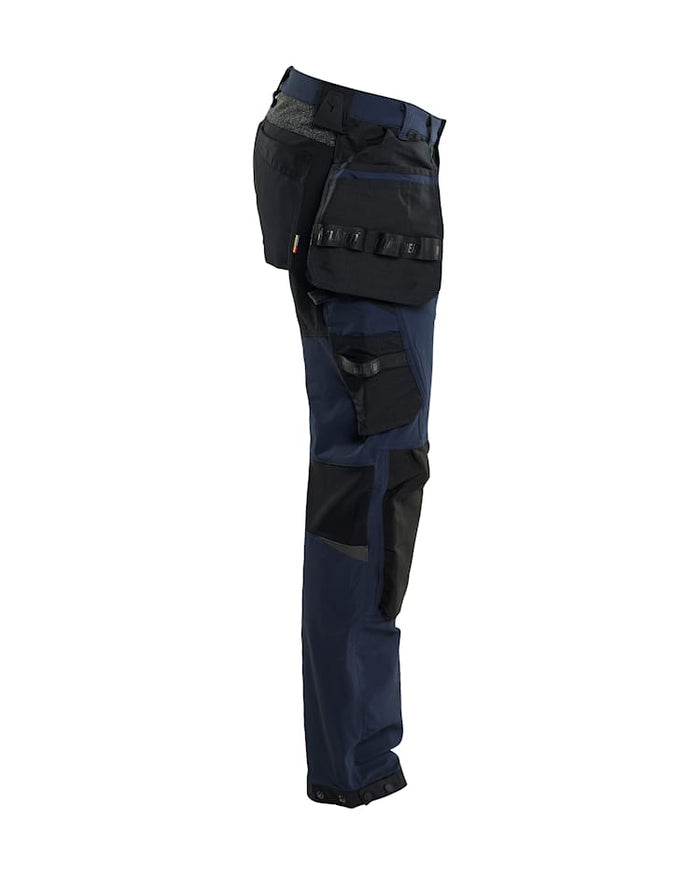 Blaklader Craftsman 4-Way Stretch Trousers - Dark Navy/Black