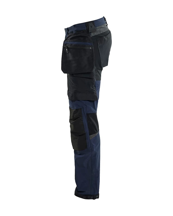 Blaklader Craftsman 4-Way Stretch Trousers - Dark Navy/Black