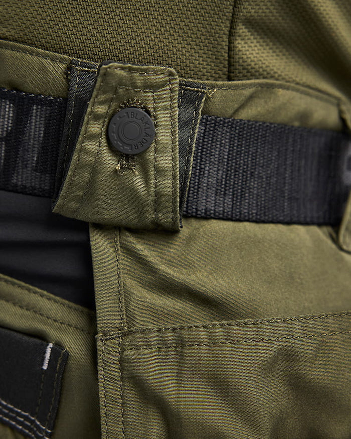 Blaklader Craftsman Trousers Stretch - Forest & Black | 1750