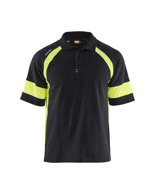 Blaklader Hi-Vis Polo-Shirt - Black/Yellow | 3528