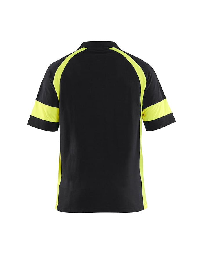 Blaklader Hi-Vis Polo-Shirt - Black/Yellow | 3528