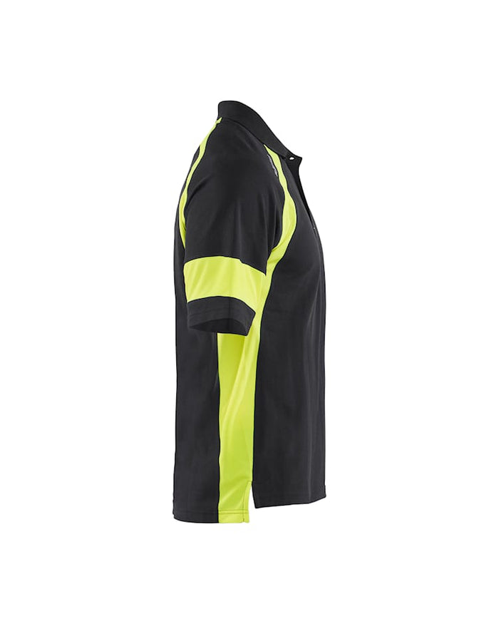 Blaklader Hi-Vis Polo-Shirt - Black/Yellow | 3528