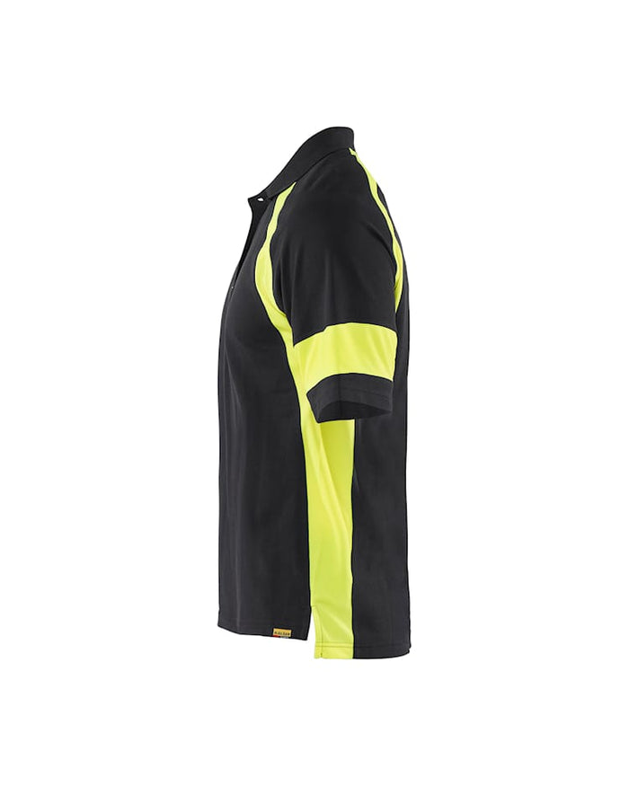 Blaklader Hi-Vis Polo-Shirt - Black/Yellow | 3528