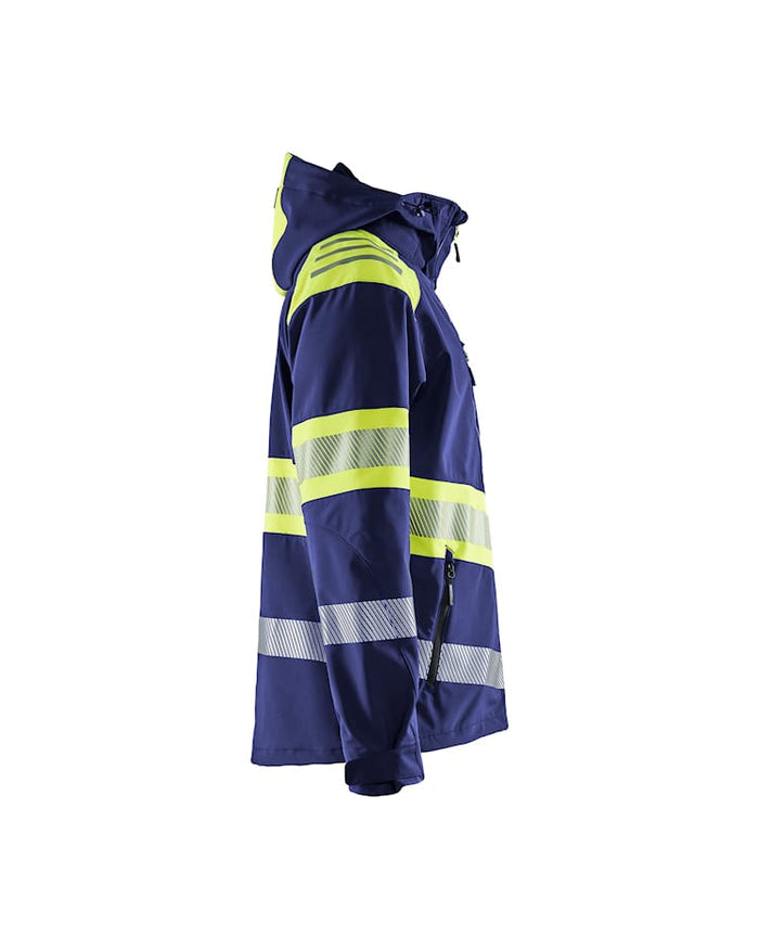 Blaklader Hi-vis Softshell Jacket Navy/Yellow | 4494