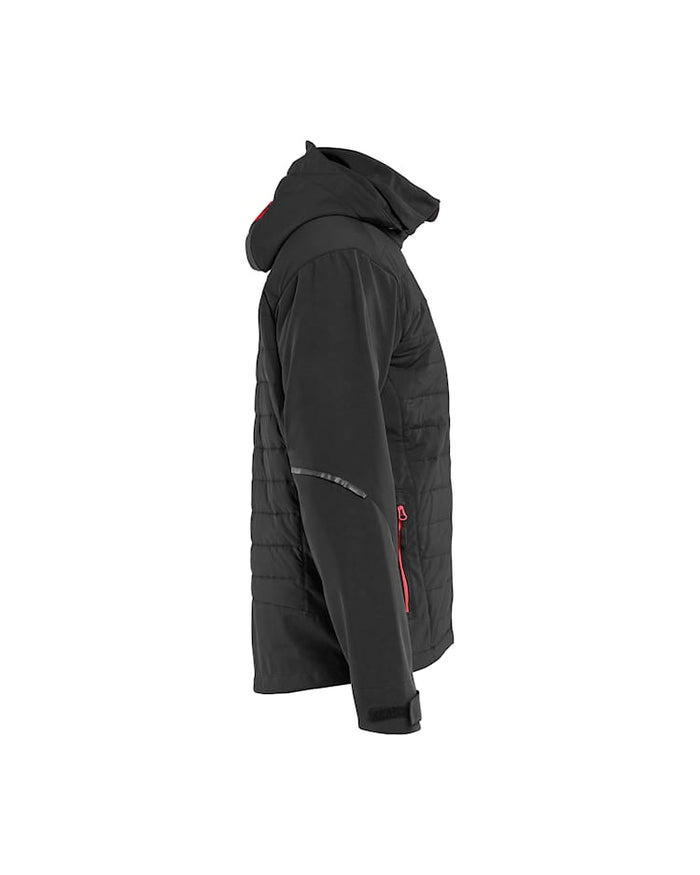 Blaklader Hybrid Jacket Black & Red | 4743