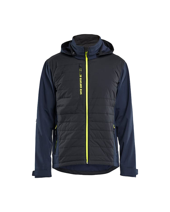 Blaklader Hybrid Jacket Navy & Yellow | 4743