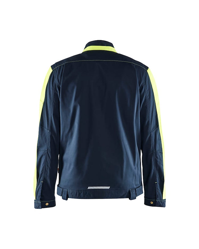 Blaklader Industry Jacket Stretch - Navy & Yellow | 4444
