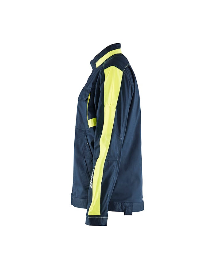 Blaklader Industry Jacket Stretch - Navy & Yellow | 4444