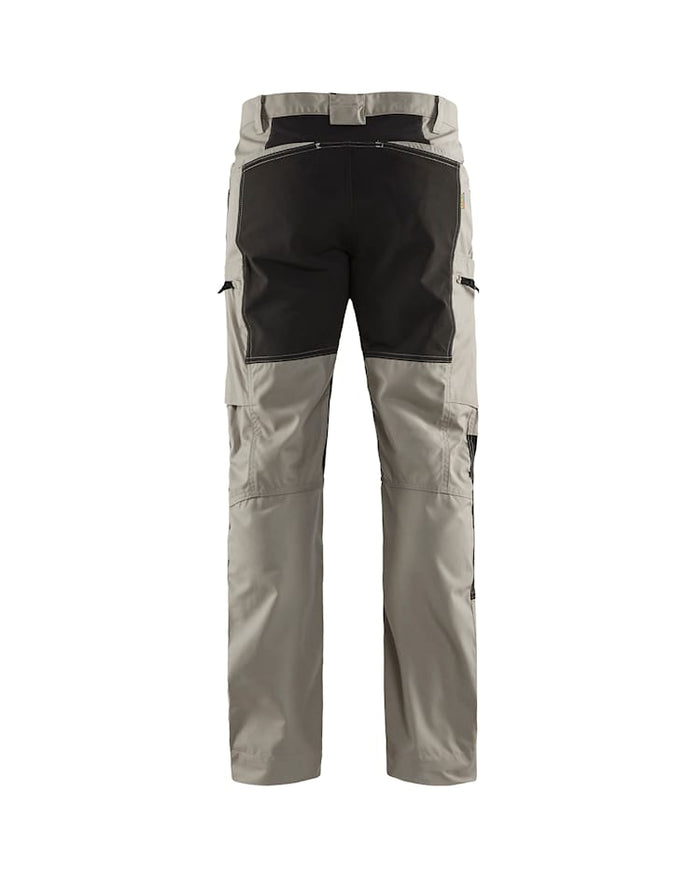 Blaklader Service Trousers With Stretch - Stone/Black | 1459