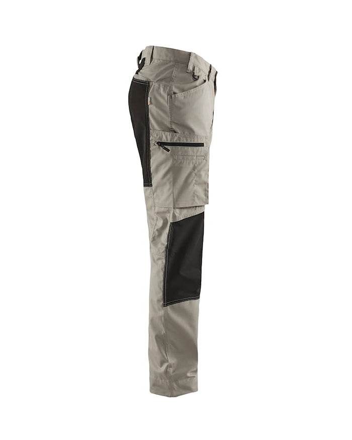 Blaklader Service Trousers With Stretch - Stone/Black | 1459