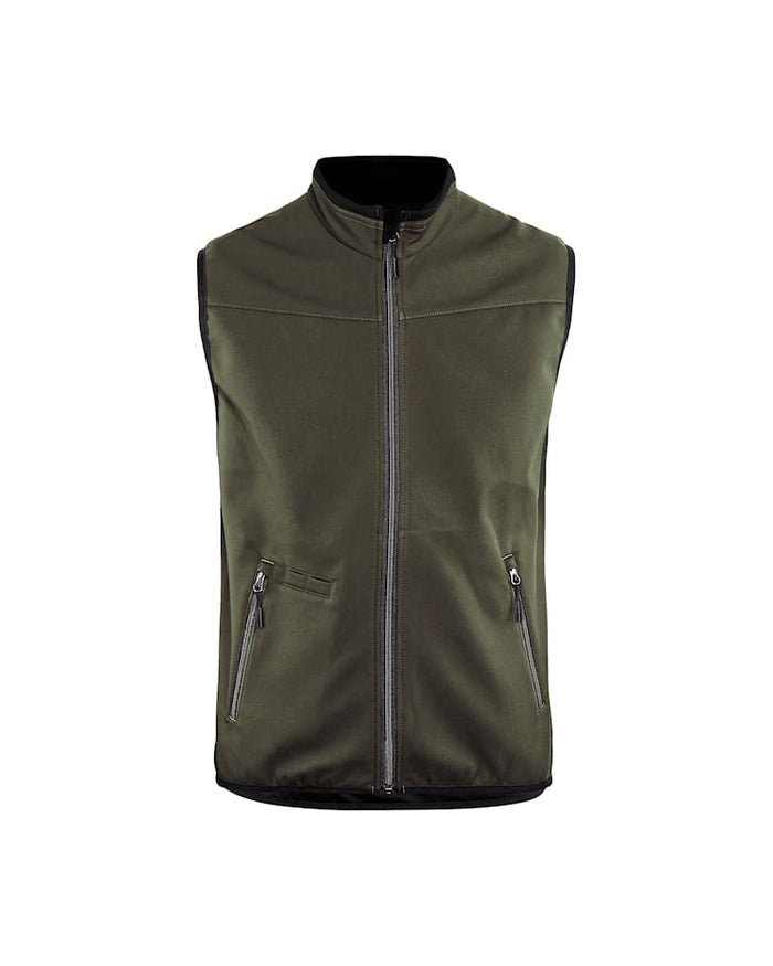 Blaklader Softshell Body Warmer Olive & Black | 3850